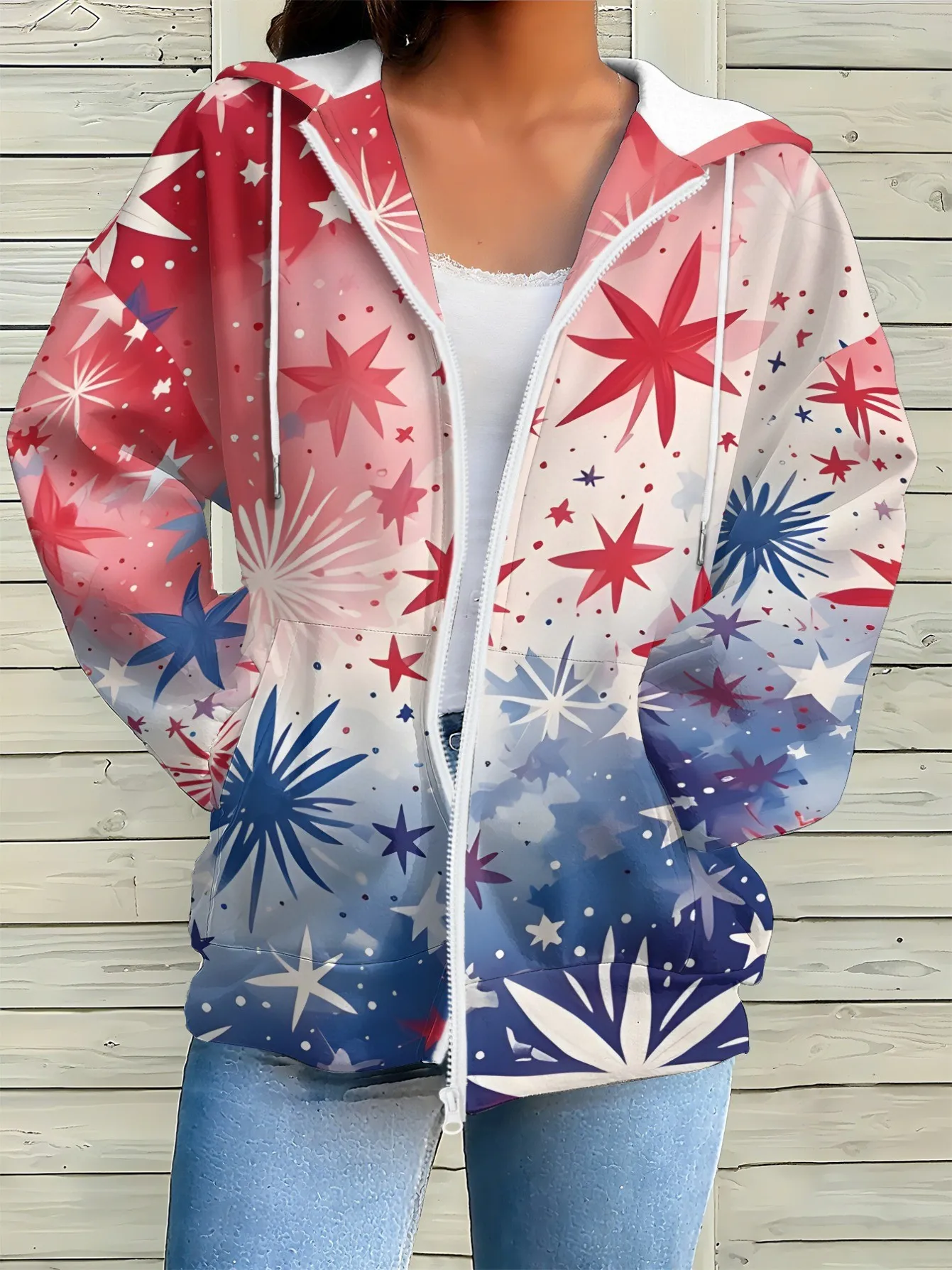 Women's 3D Printed Zipper Hoodie – Stunning Winter Streetwear Jacket Women's 3D Printed Zipper Hoodie – Stunning Winter Streetwear Jacket