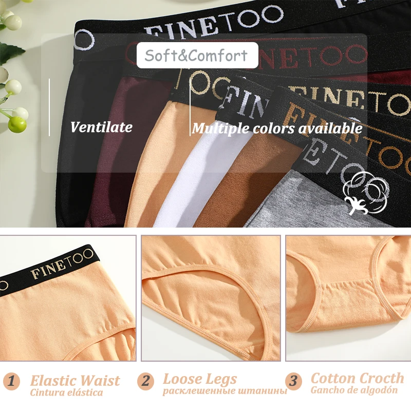 Cotton Briefs for Women – Premium 4-Piece Soft Breathable Panties Set Cotton Briefs for Women – Premium 4-Piece Soft Breathable Panties Set - Image 2