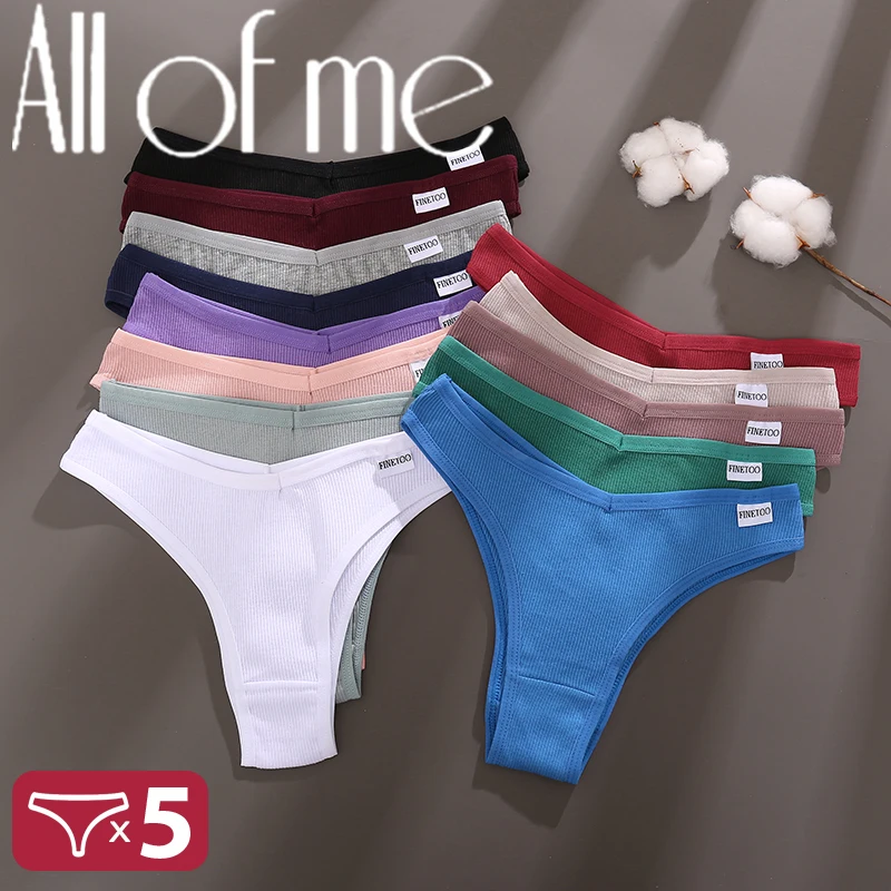 Cotton Bikini Panties for Women – Premium 5-Piece Soft Underwear Set Cotton Bikini Panties for Women – Premium 5-Piece Soft Underwear Set