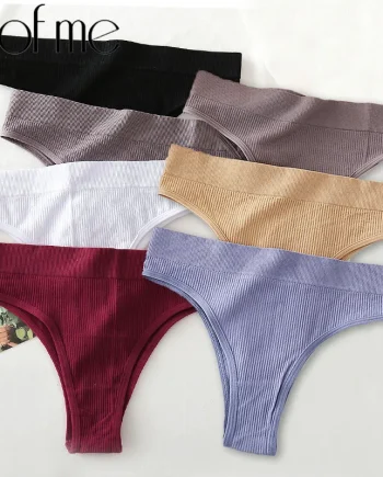 2PCS Thong Panties for Women – Premium Seamless G-String Underwear Set